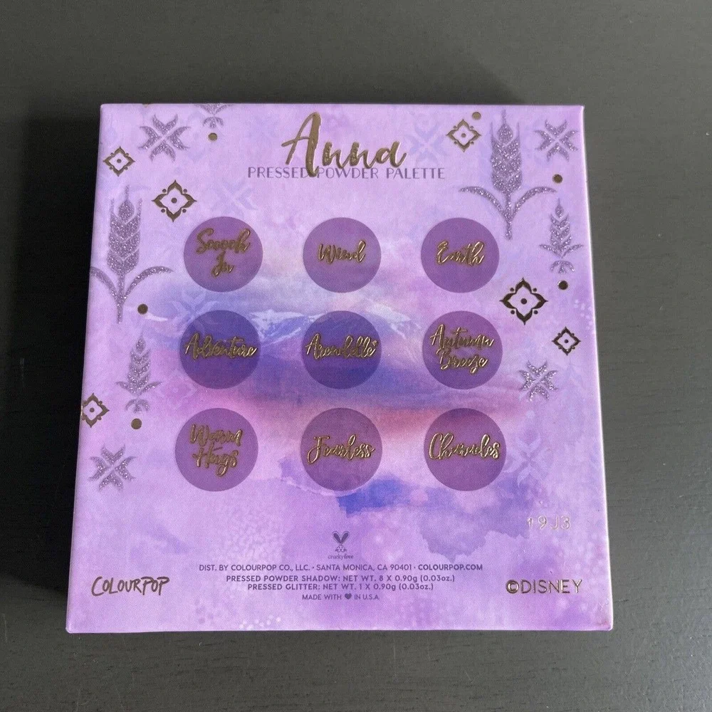 Colourpop ANNA FROZEN II Eyeshadow Pressed Powder‎ Palette NEW